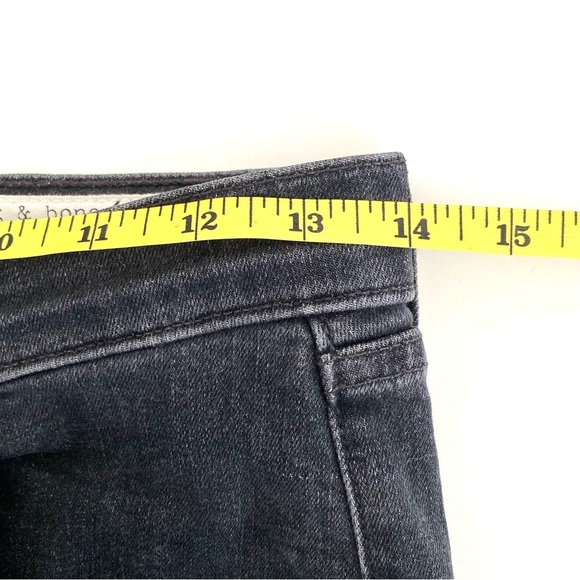 RAG & BONE Skinny Jeans with Open Hem in Concrete Wash - Picture 10 of 12